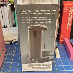 Stainless Steel Sensor Soap Dispenser Infrarwd Control New in Box